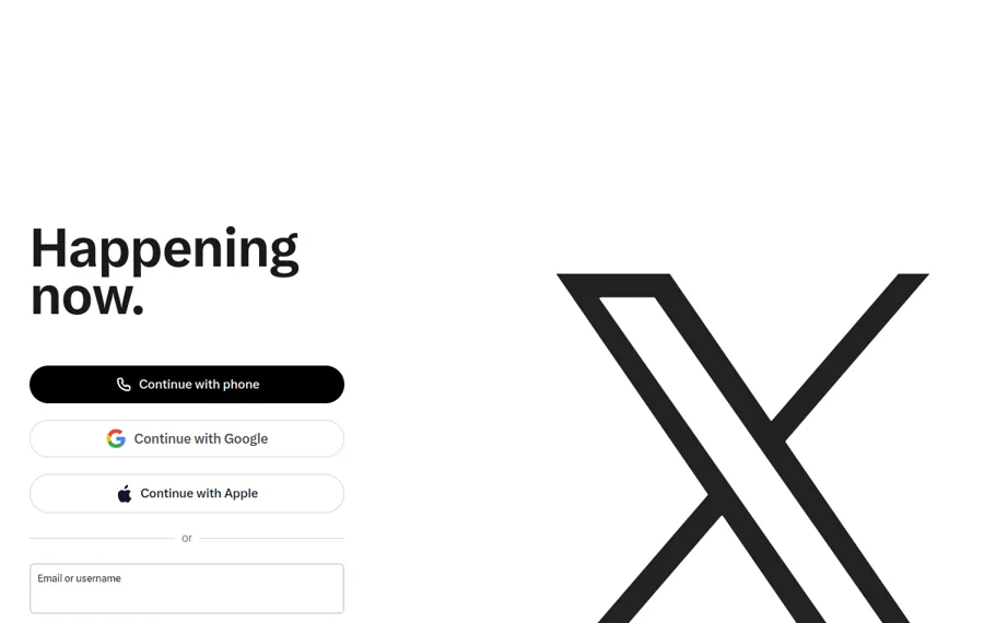 X website preview